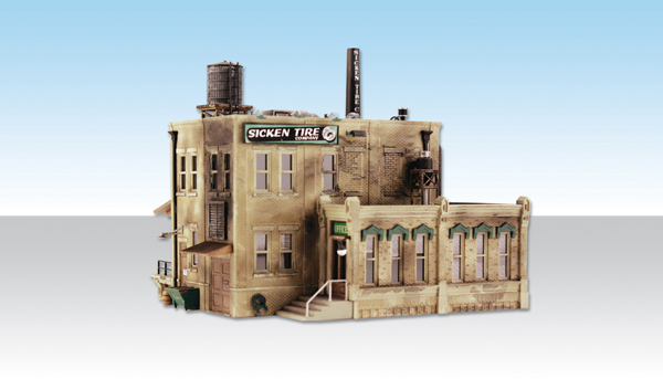 Woodland Scenics HO scale Sicken Tire Co. 