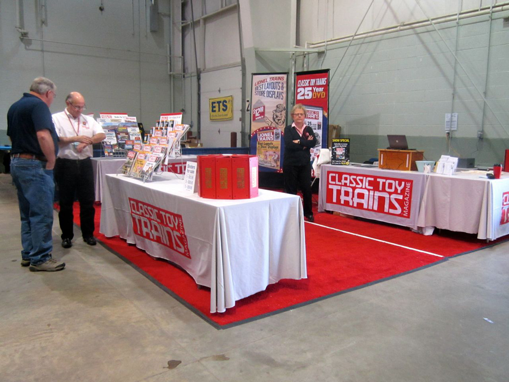 The Fall 2015 Eastern Division, Train Collectors Association meet took place in York, Pa., Oct. 22-24. Classic Toy Trains was there selling the latest products from Kalmbach Publishing Co.