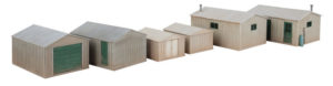 Wm. K. Walthers Inc. HO scale modern metal yard sheds