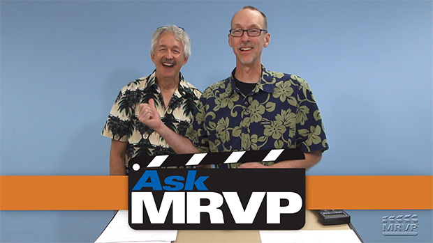 David Popp and Gerry Leone wear Hawaiian shirts and co-host a video