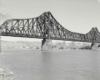 Cantilever bridge over wide river