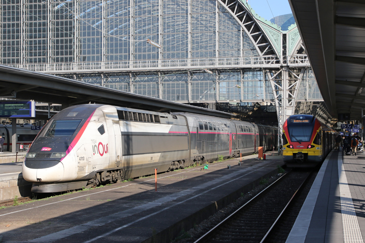 Modern TGV Euroduplex double-deck set