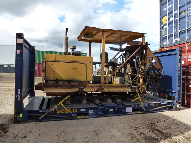 Vibratool tamper on a flat rack in Brisbane, Australia