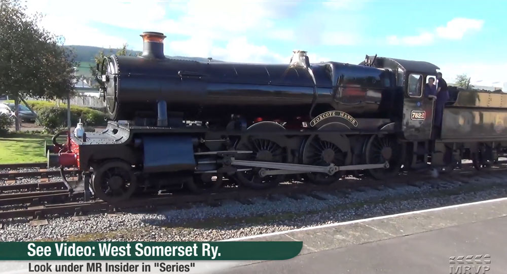 Foxcote Manor no. 7822 steam engine