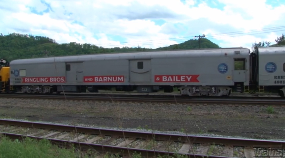 Ringling Bros. and Barnum & Bailey Blue Unit circus train