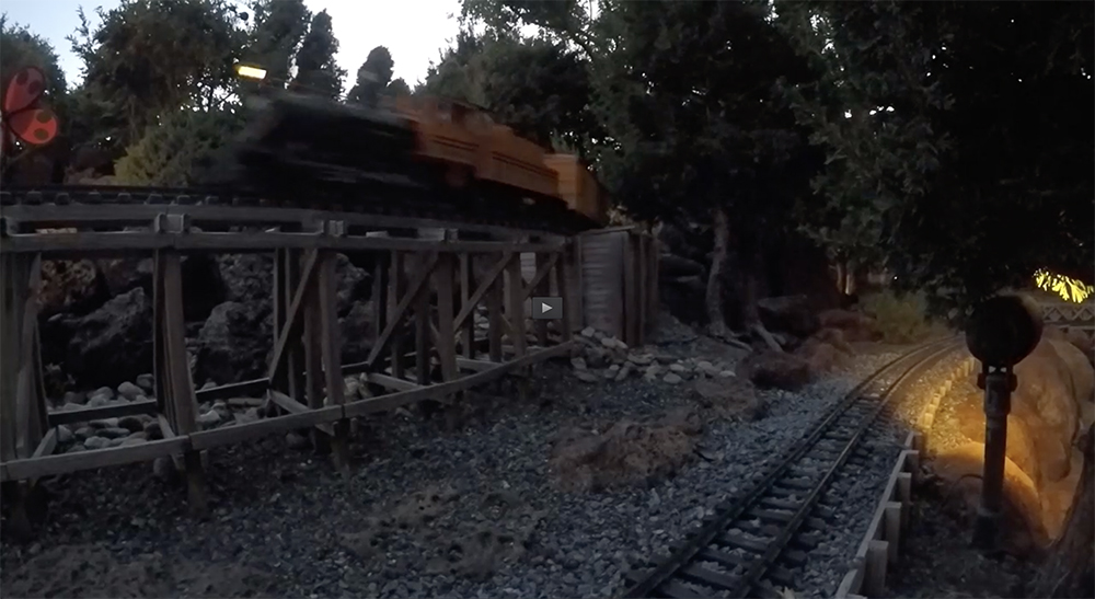 Video 101 Trains at twilight