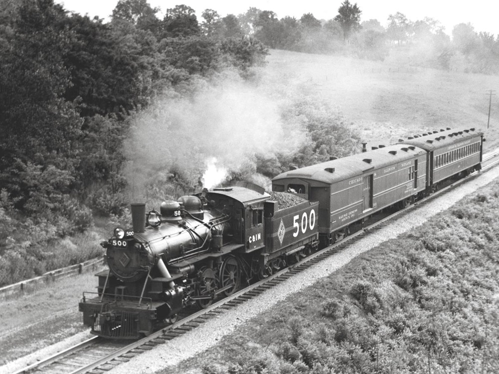 Chicago & Illinois Midland American-type 4-4-0 No. 500