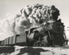 Lehigh & Hudson River steam locomotive with freight train