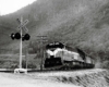 A model depot set next to the tracks