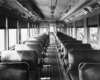 Interior of an interurban car.