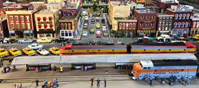 Stan Ludwikowski O gauge toy train layout