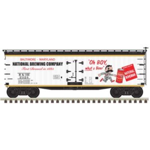 Boxcar with brewing logo