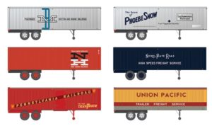 Six truck trailers