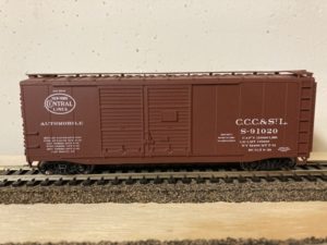 Brown boxcar