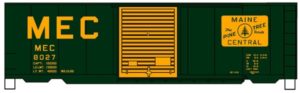 Green and yellow boxcar