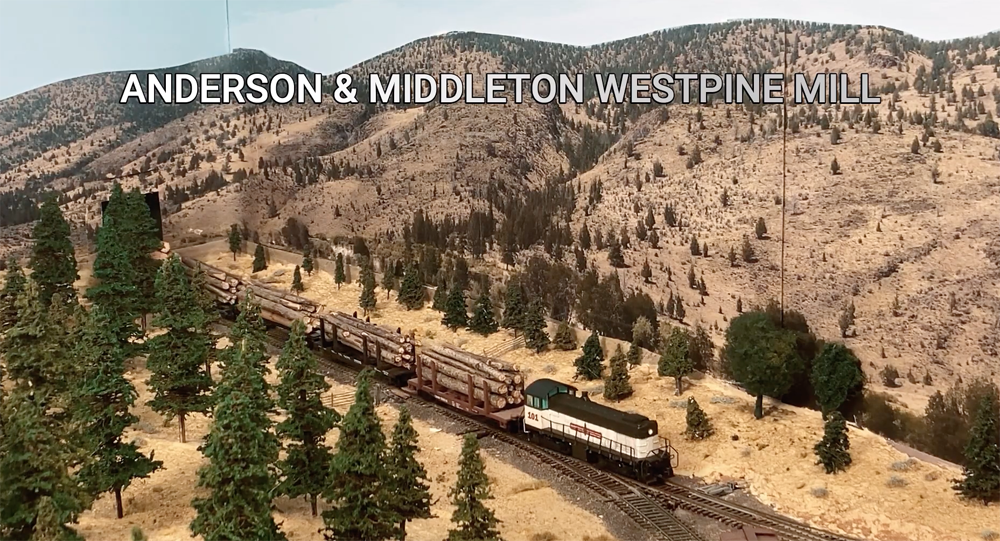 Logging railroad operations at Westpine on the Oregon Joint Line