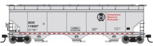 Steel car with covered hopper