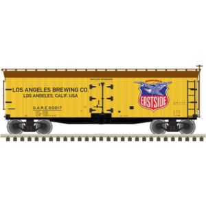 Yellow refrigerator car