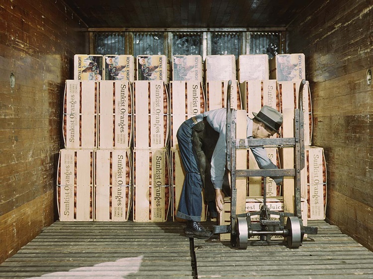 Packing produce