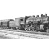 Toronto, Hamilton & Buffalo 2-8-0 steam locomotive with one-car passenger train
