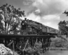 Toronto, Hamilton & Buffalo 4-6-2 steam locomotive with passenger train on bridge