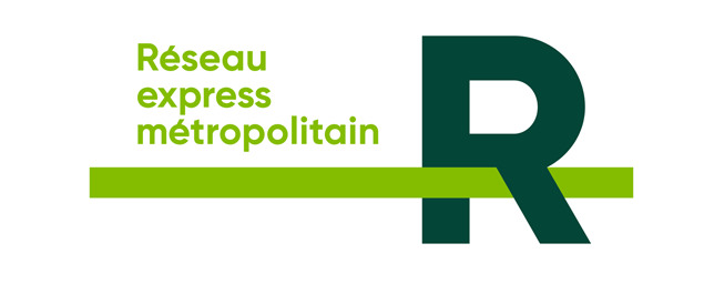Réseau express métropolitain light rail logo