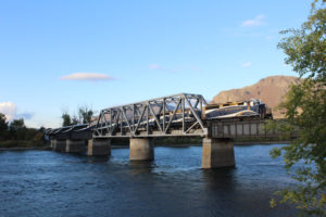 A Rocky Mountaineer train