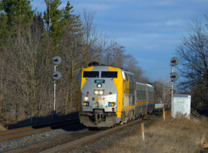 Westbound VIA train No. 71