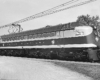 A large electric locomotive.