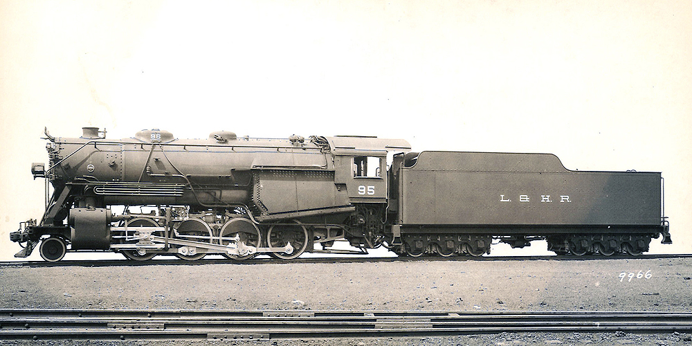 Lehigh & Hudson River steam locomotive.