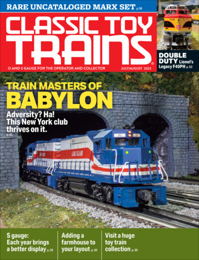 Classic Toy Trains Issue Cover