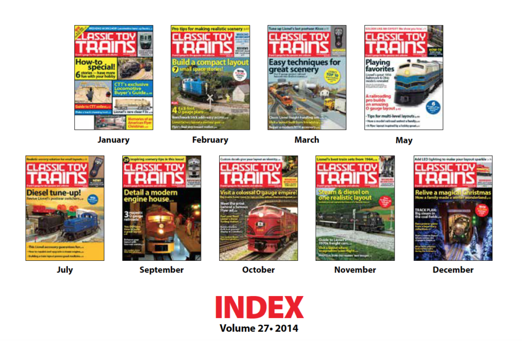 CTT annual index 2014 screenshot