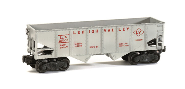  Lionel no. 6456-25 Lehigh Valley hopper car.