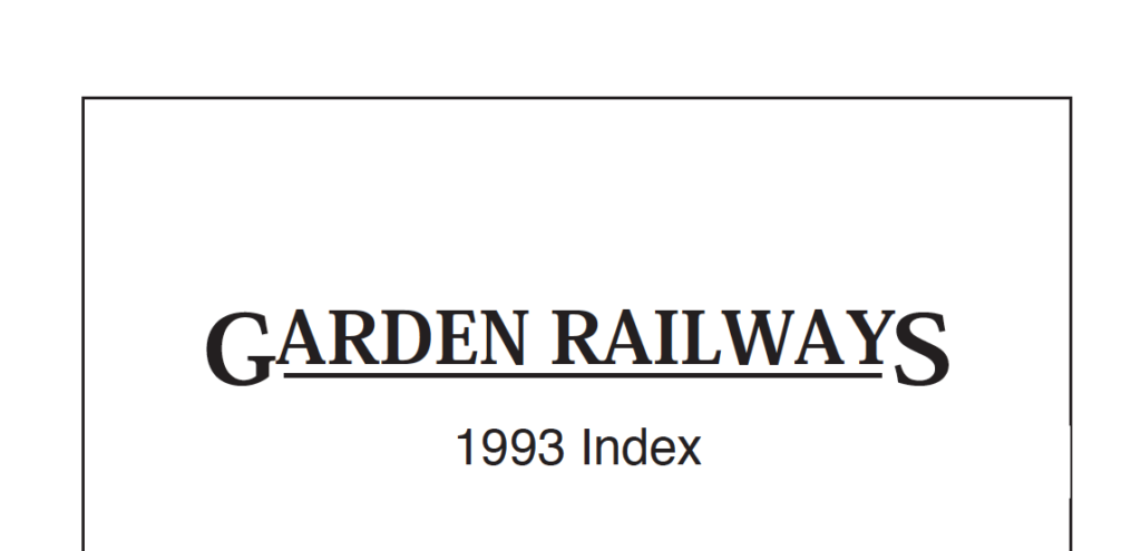 GRW index 1993 screenshot