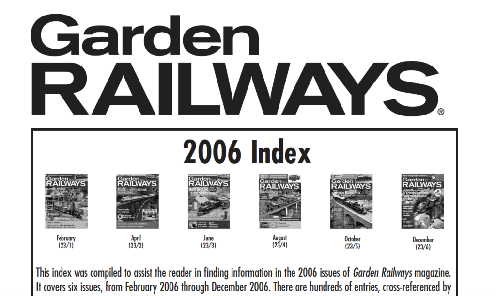 GRW index 2006 screenshot