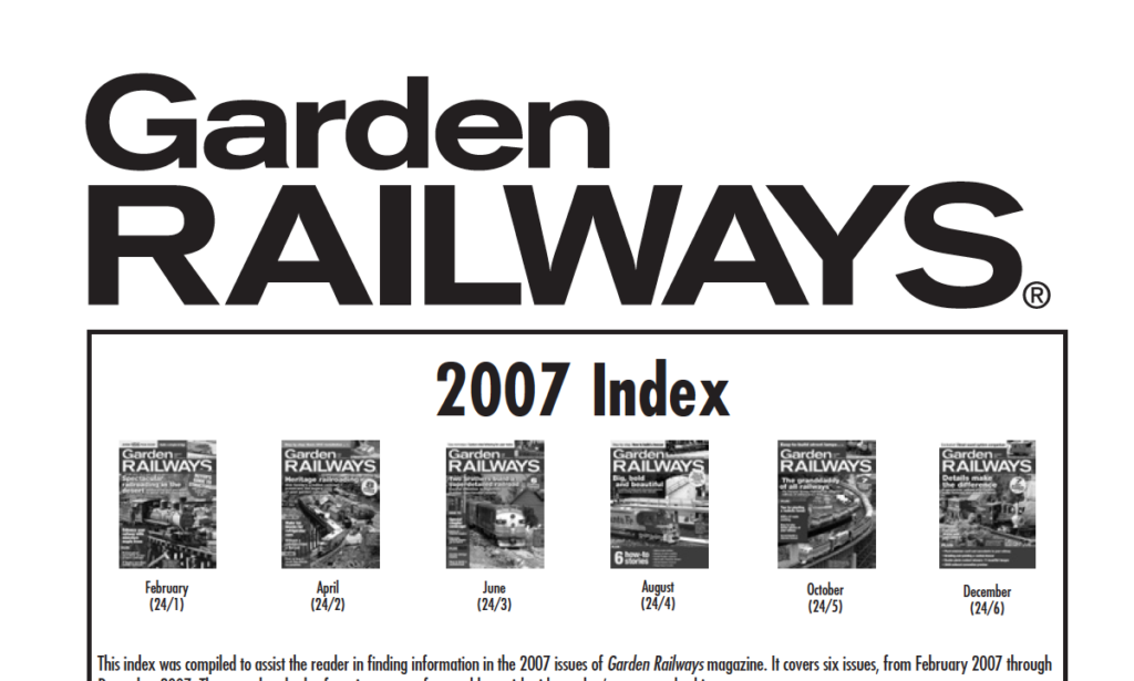 GRW annual index 2007 screenshot