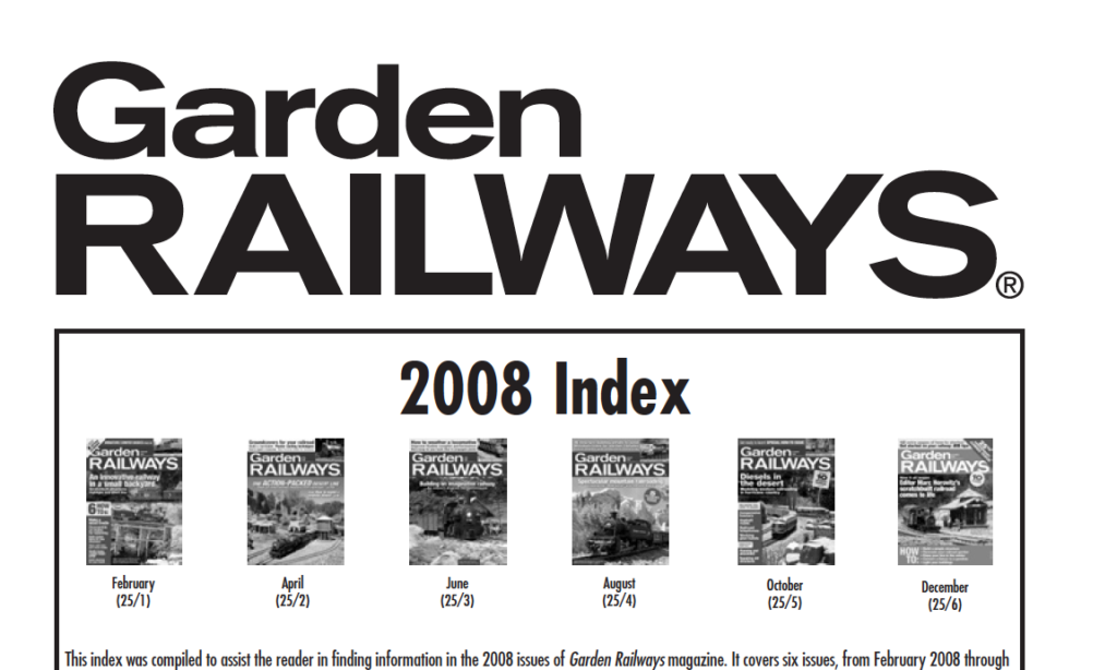 GRW annual index 2008 screenshot