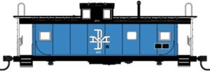 Blue caboose