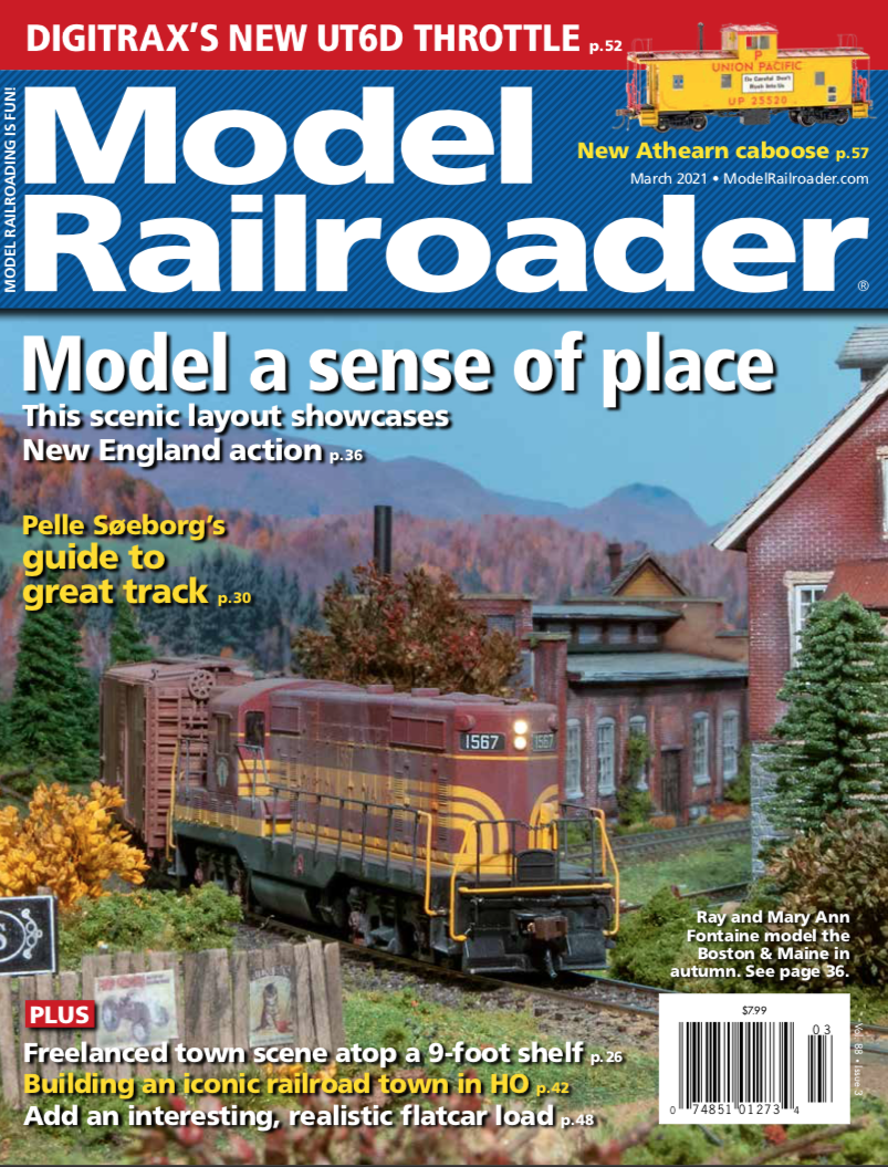 Details about   NEW MODEL RAILROADER MAGAZINE MARCH 2021 RAILROAD MODEL HO LAYOUT HOW TO'S 