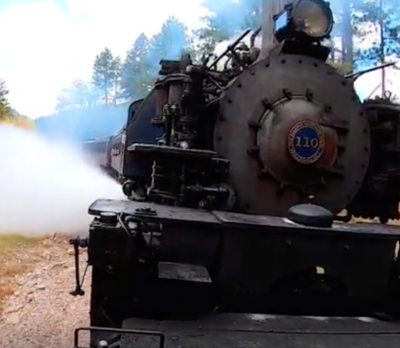 Black Hills Central Railroad steam powered double-header