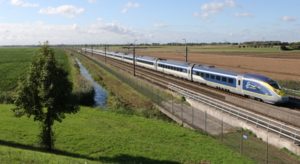 Eurostar in the countryside