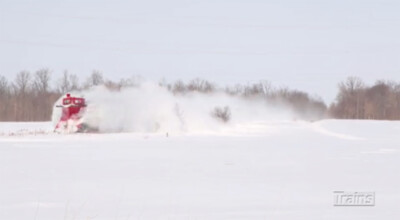 Ontario Southerns FP9s and plowing snow