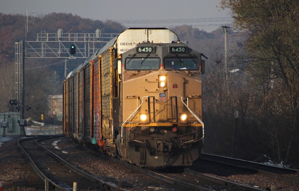 Front of train