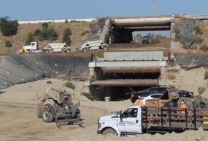 Stacked bridges for high speed rail construction