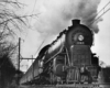 Pacific with Jersey City–Philadelphia Wall Street, half a mile north of Elkins Park station, March 6, 1948.