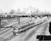 Jersey City–Philadelphia Crusader departing Jersey City on CNJ tracks, 1950s.