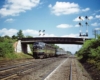 FP7s 904 and 903 with Jersey City–Philadelphia Crusader on Jersey Central trackage at Fanwood, N.J., August 1951.