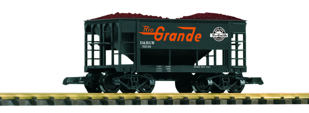 PIKO America large scale Denver & Rio Grande Western ore car no. 52116