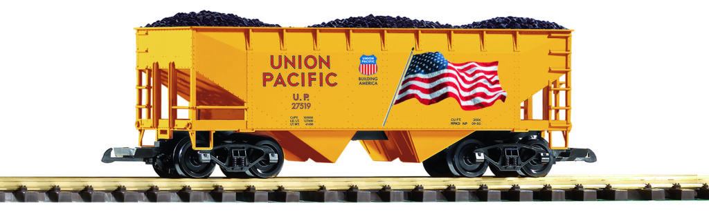 PIKO America Union Pacific two-bay offset-side hopper no. 27519