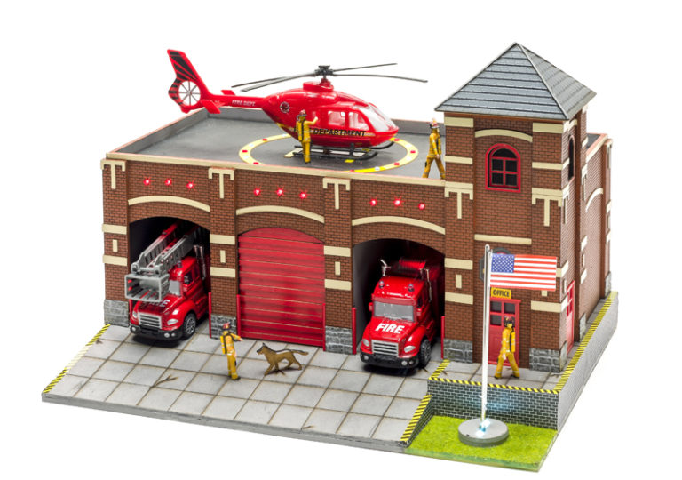 Fire Station No. 9 by Menards Trains